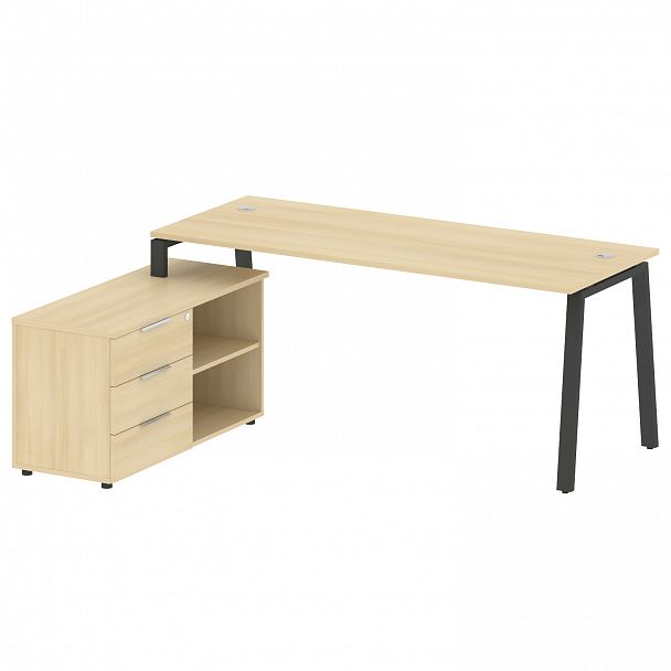 Рабочая станция "Metal System" БА.РС-СТС-2.5 акация/антрацит - Вид 2