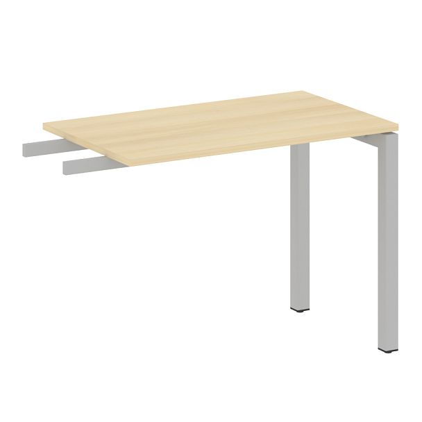 Metal System Quattro Приставной элемент на П-образном м/к 50БП.ПР-3 Акация/Серый металл 1000*600*750 - Вид 1