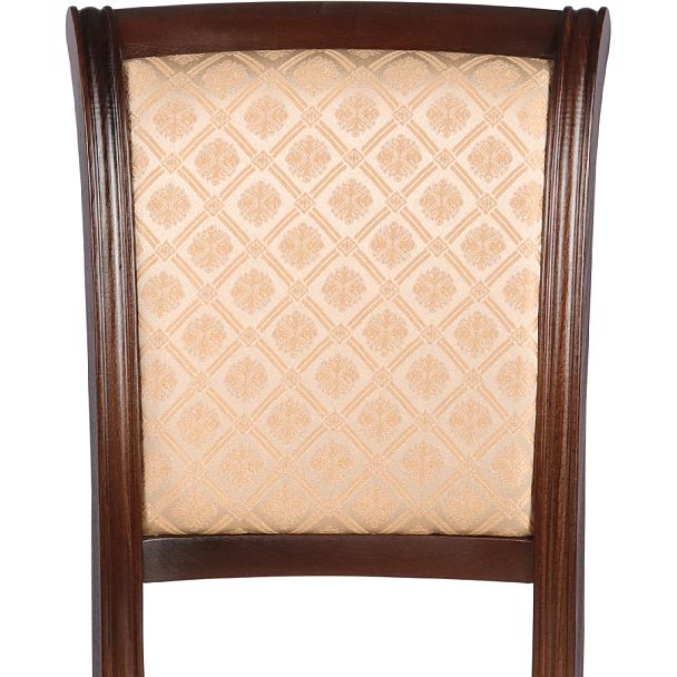 Комплект деревянных стульев с мягким сиденьем Арктос Темный орех/Бежевый жаккард, 3 шт. - Вид 7