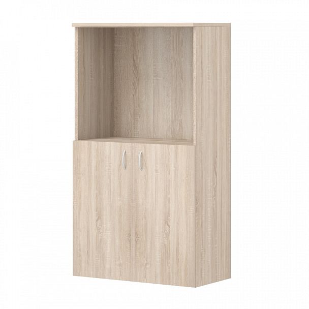 Шкаф для документов "Офисные шкафы для документов"  ПК-АРМ-ШДК114Х80Д2/35-В1-966 дуб сонома - Вид 1