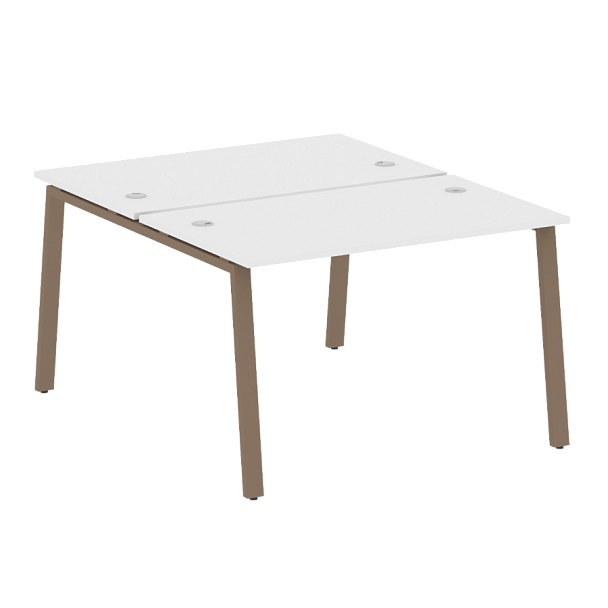 Metal System Р. ст. на А-образном м/к БА.РАС-СП-2.2 Белый/Мокко металл 1200*1475*750 - Вид 1