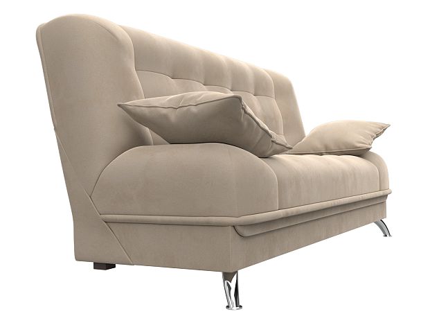 Диван Книжка Анна (полностью велюр бежевый) - Вид 3