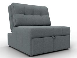 Кресло-кровать Лига-107 (80) Рогожка серый - Фото предпросмотра