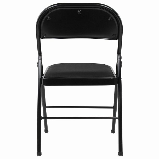 Стул складной BRABIX "Golf Plus CF-003 КОМФОРТ", чёрный каркас, чёрная ткань, 532889 - Вид 5