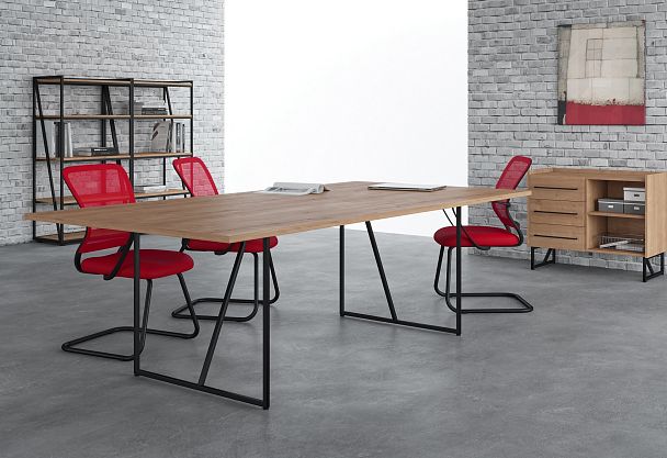 Шкаф колонка со стеклянной дверью LMC 40.2(L) Сосна Эдмонт 400х430х1517 LOFTIS - Вид 9