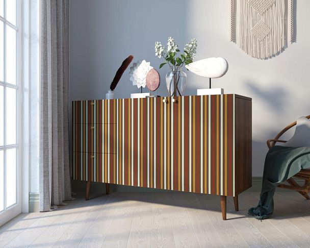 Комод Berber с двумя дверками и ящиками принт 20 арт BB17/Print_20 - Вид 3