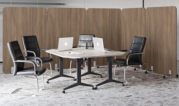 Перегородка "R-Line" DP.R-120-120 тиквуд темный - Вид 2