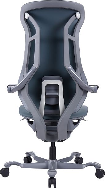 Эргономичное кресло Everprof Atom Grey (Атом Грэй) Экокожа Серый - Вид 4