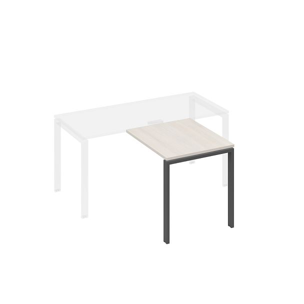 Брифинг-приставка каркас UNO металл A4 А4 Б1 073 БП дуб / металлокаркас антрацит - Вид 1