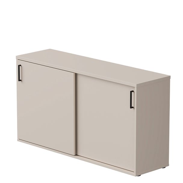 Шкаф-купе низкий Everprof EVO 1374х385х755 Кашемир - Вид 1