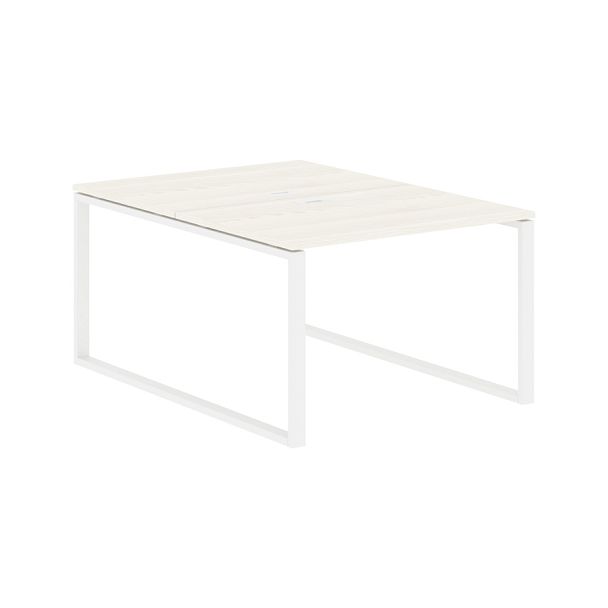Стол 2-х местный EQWST 1116 Ясень Траун/Белый 1160х1606х750 EDIS - Вид 1