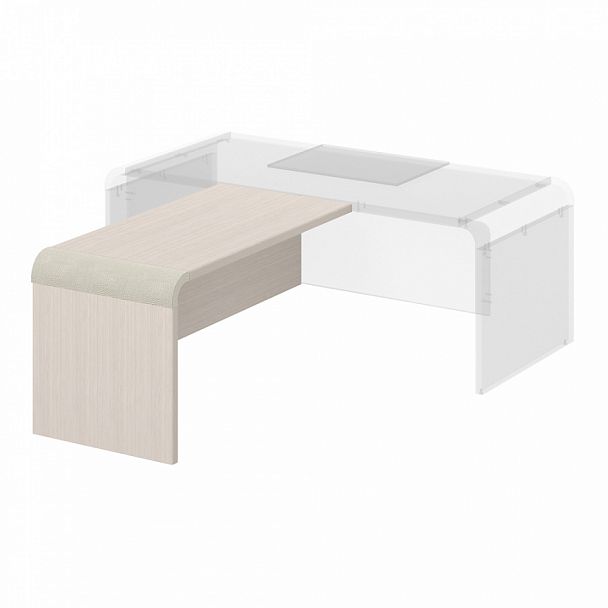 Мебель для руководителя "Фаворит" ПК-ФВТ-ПР140х70/Д-В1-30 дуб альпийский - Вид 1