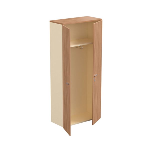 Шкаф с замком, полки и выдвижная вешалка Аккорд 49Н033.403 - Вид 2