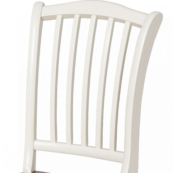 Комплект деревянных стульев с жестким сиденьем Элин Слоновая кость/Темный орех, 4 шт. - Вид 6