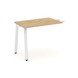 Style Project Direct Брифинг-приставка SN-6A.BR-004 Тиквуд Светлый/Металл Белый 1180*600*750 - Фото предпросмотра