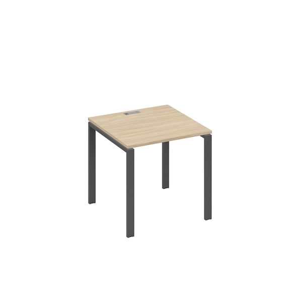 Стол письменный на металлокаркасе UNO A4 А4 Б1 021 БП дуб скандинавский / металлокаркас антрацит - Вид 1