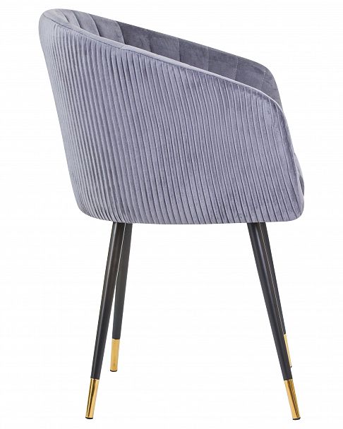 Стул обеденный DOBRIN MARY (серый велюр (1922-19)) - Вид 3