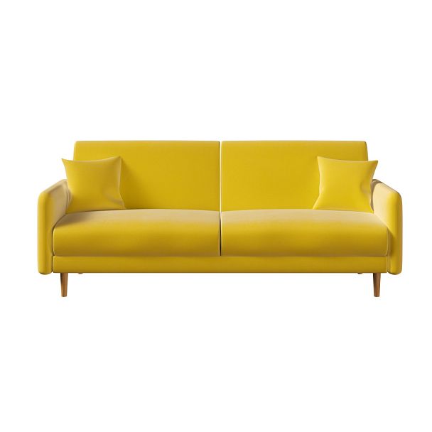 Диван-релакс трехместный Chairman Ларс 2060х900х860 велюр желтый - Вид 1