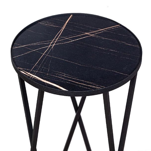 Журнальный столик Stone 01, керамика черная (арт.001.А001.A07) - Вид 4