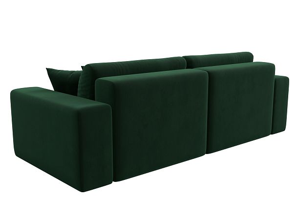 Диван прямой Лига-036 Классик Велюр зеленый - Вид 5