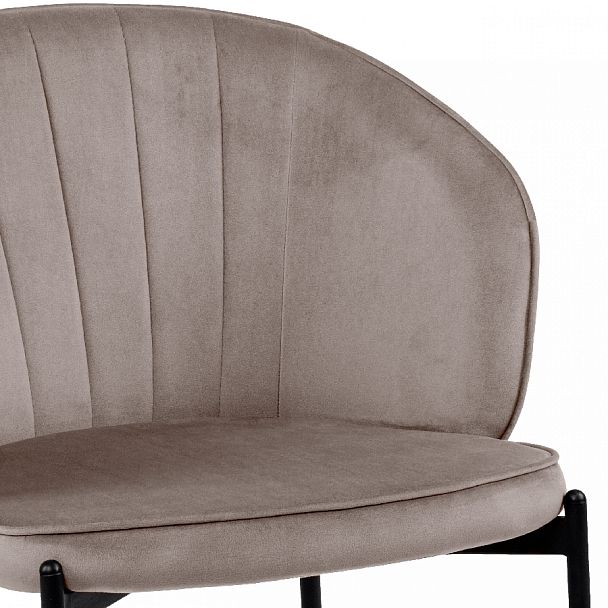 Комплект кухонных стульев Миэль мокко велюр/черный, 2 шт. - Вид 8