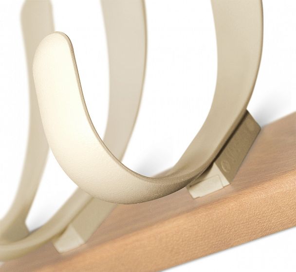 Вешалка Sheffilton SHT-WH22 прозрачный лак/ваниль - Вид 4