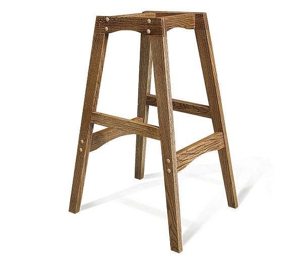 Стул барный Sheffilton SHT-ST34-3/S65 оливковый/гусиная лапка/дуб коричневый брашированный - Вид 9