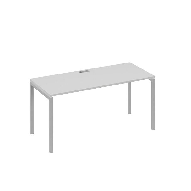 Стол письменный на металлокаркасе DUE A4 А4 С2 015 БП серый / металлокаркас серый - Вид 1
