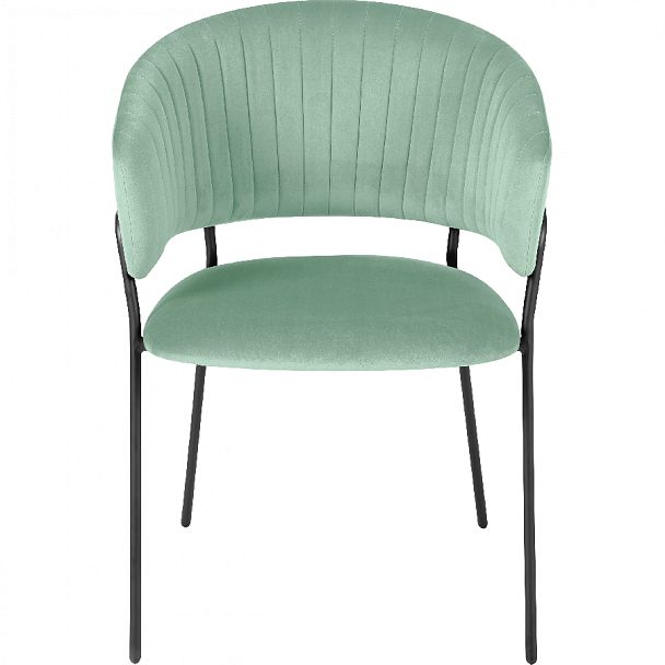 Комплект кухонных стульев Даксон мятный велюр/черный, 4 шт. - Вид 2