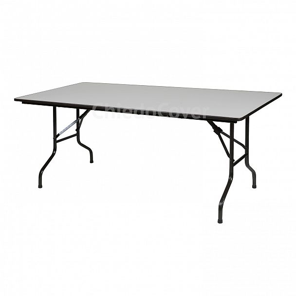 Стол Лидер 2, 1800х900, серый, черный - Вид 1