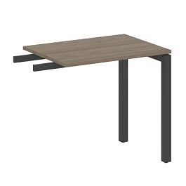 Metal System Quattro Приставной элемент на П-образном м/к 50БП.ПР-2 Вяз/Антрацит металл 800*600*750 - Фото предпросмотра