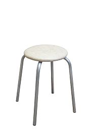 Табурет 22 круг (радиус) ваниль на искре - Фото предпросмотра