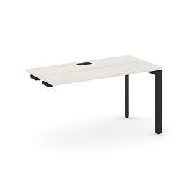 Style Project Next Стол-приставка к опор. элем. SN-59P.OPRS-021 Дуб Наварра/Металл Черный/Черный Заглушка 980*800*750 - Фото предпросмотра