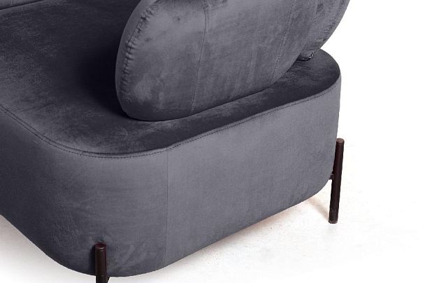Кресло Dandy, бархат серый 27 - Вид 5