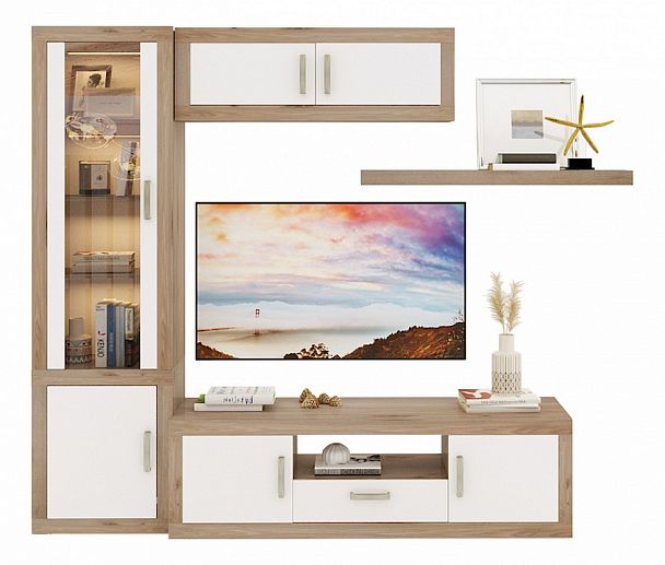 Набор для гостиной Toivo ГСТ 7 Белый/Нельсон - Вид 1