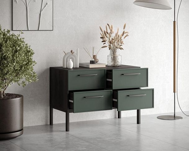 Комод с четырьмя ящиками Nicole арт NEM05G - Вид 2