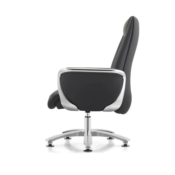 Кресло HAWASAN (ХАВАСАН) PREMIUM EX-801, до 200 кг, алюминий, экокожа, черное, 533235 - Вид 5
