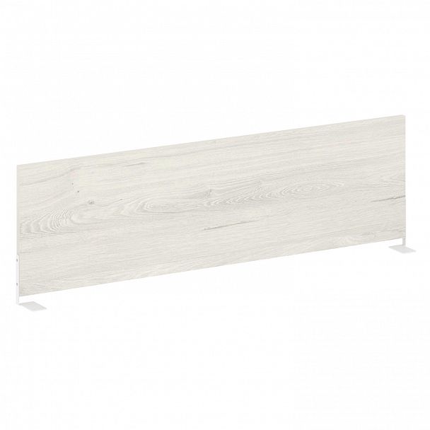 Экран боковой "Metal System" Б.ЭКР-123 дуб наварра/белый - Вид 1