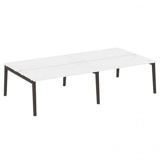 Рабочая станция "Onix wood" OW.D.RS-4.4.8 белый/дуб темный - Вид 1