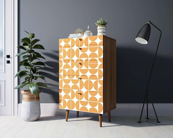 Комод высокий Berber принт 14 арт BB10/Print_14 - Вид 3