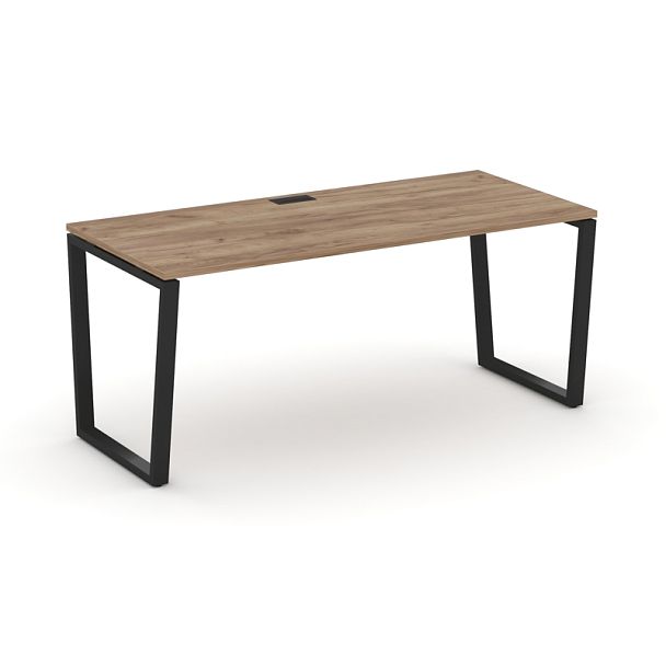 Style Project Direct Direct Стол письменный SN-6T2.SR-014.M Дуб Табак/Металл Черный 1580*700*750 - Вид 1