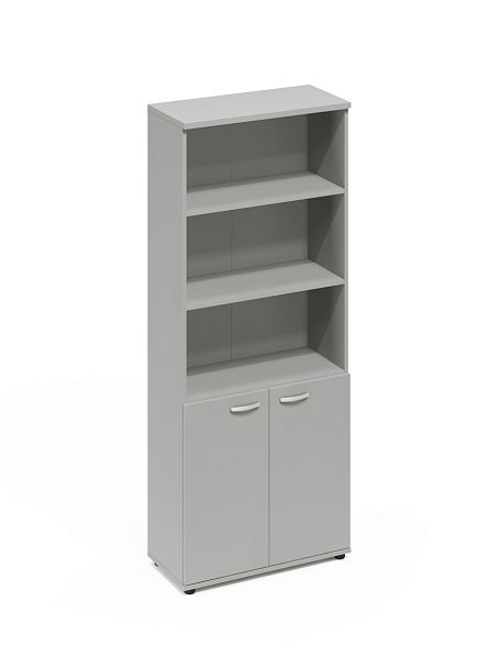 Шкаф для документов полузакрытый A4 А4 9371 БП серый - Вид 1