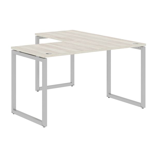 Стол угловой XQCT 1415 Сосна Эдмонт/Алюминий 1400х1500х750 XTEN-Q - Вид 1