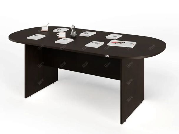 UNITY PКС-10/20 ВЕНГЕ Конференц стол овальный Универсальный 2000х1000х750 - Вид 2