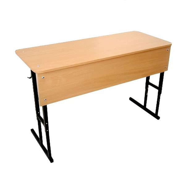 Парта ПШР2, 2-х местная с регулировкой групп роста с экраном 300мм, гр.1-6 - Вид 1