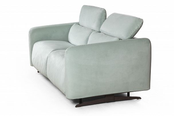 Rimini диван-кровать прямой замша мятный - Вид 24