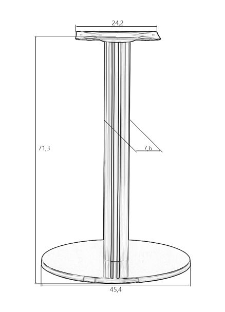 Подстолье обеденное DOBRIN SCOTT - Вид 5