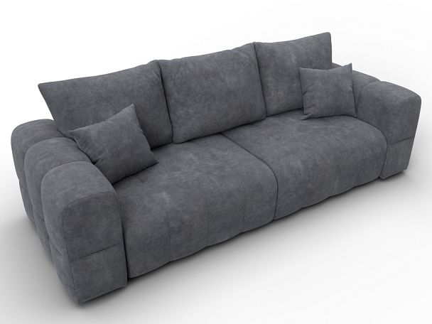 Диван прямой Лига-110 НПБ Велюр серый - Вид 6