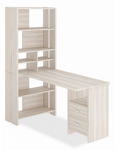 Стол компьютерный Домино Лайт СТЛ-ОВХ+С120Прям Карамель - Вид 1