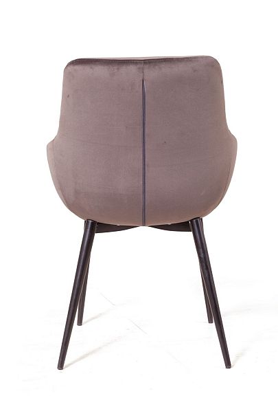 Стул Jordan, бархат пепельно-бежевый 25, опора конус - Вид 5